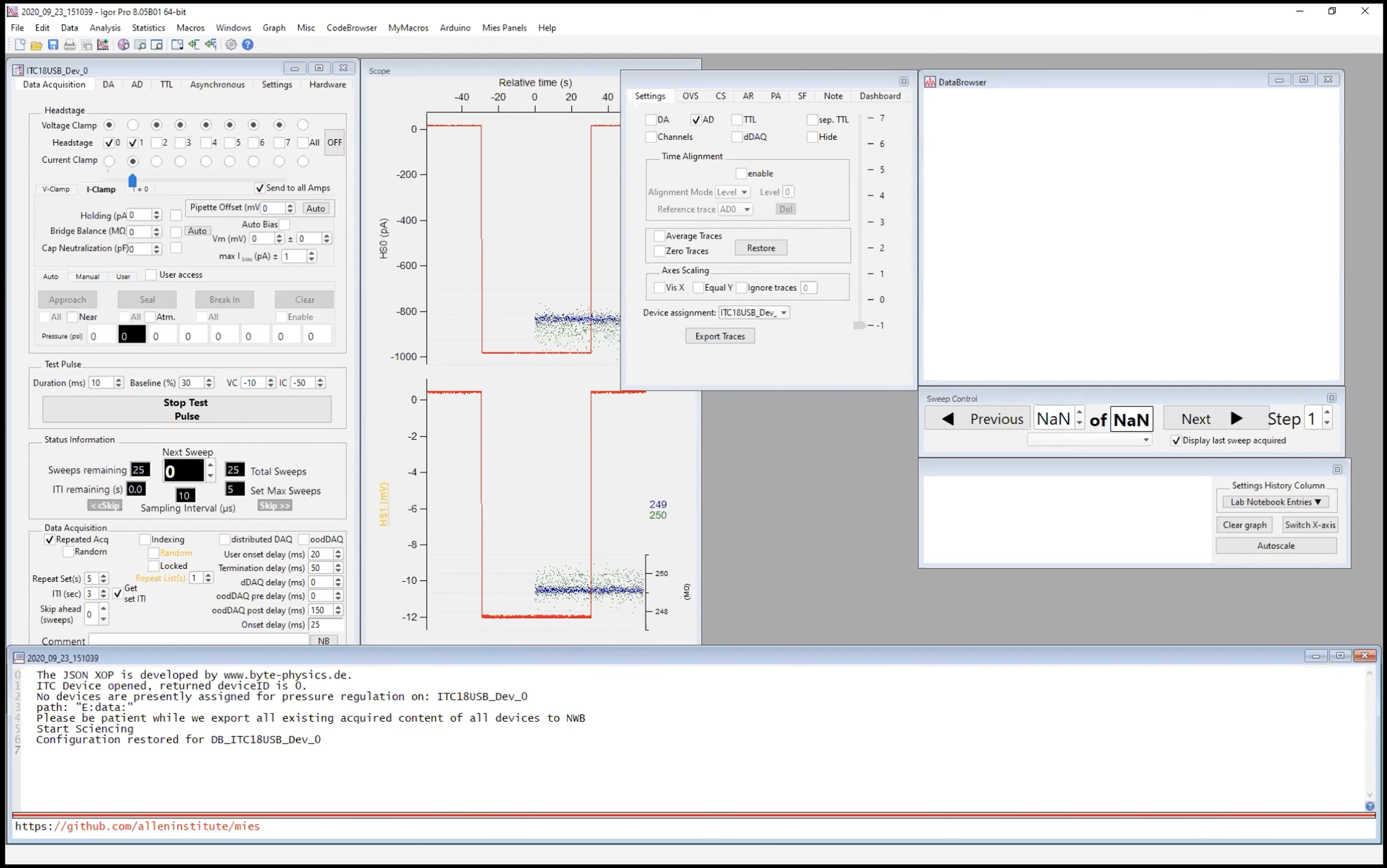 MIES Screenshot